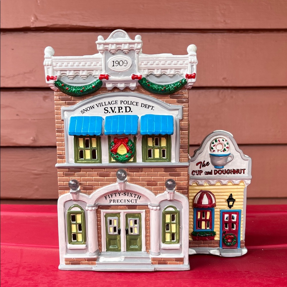 Department 56 Snow Village “Village Police Station”